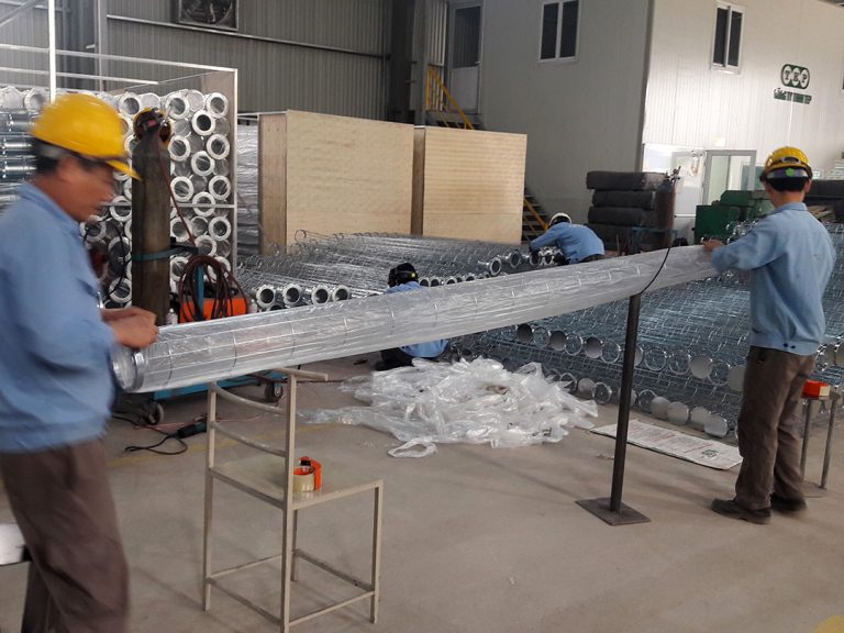 Đóng gói khung túi lọc bụi xuất khẩu Nhật