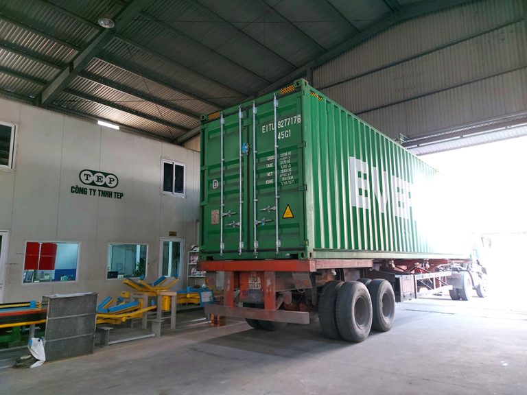 Đóng gói khung túi lọc bụi xuất khẩu Nhật
