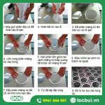 Hướng dẫn thay túi vải lọc bụi